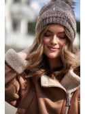 Cappuccino winter hat C8 - Online store - Boutique